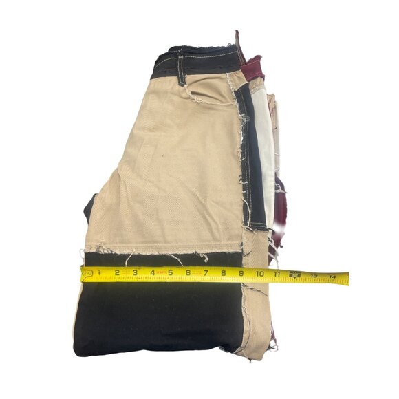 Jeans Men's Multi Color Patchy Jeans size XL SKU 1359 - Picture 6 of 6